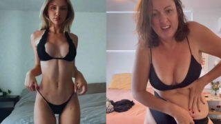 Avustralyalı komedyen Celeste Barber, model Gabrielle Epstein'in bikinili pozunu taklit etti! Ünlü isimlerden övgü yağdı