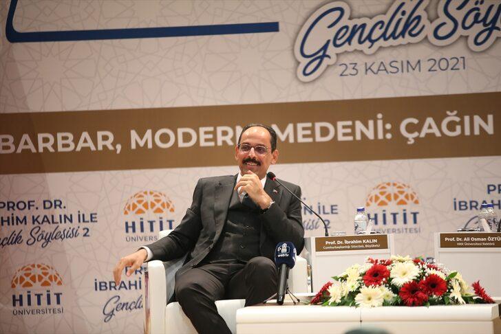 Cumhurbaşkanlığı Sözcüsü İbrahim Kalın, Hitit Üniversitesi öğrencileriyle bir araya geldi: G3