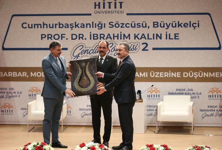 Cumhurbaşkanlığı Sözcüsü İbrahim Kalın, Hitit Üniversitesi öğrencileriyle bir araya geldi: G4