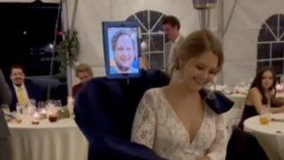 Damat düğününe gıda zehirlenmesi nedeniyle katılamayınca gelin alternatif bir yol buldu! Sosyal medya bu çözümü konuşuyor