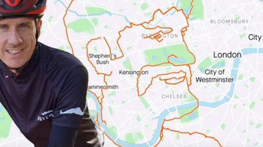 Farkındalık yaratmak için geçtiği rotalarda figürler oluşturdu! Görenler şaşkınlığını gizleyemedi