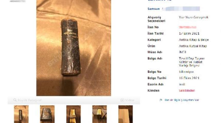 Altın varaklı Kur'an ve İncil'e internetten müşteri aranıyor! Aile yadigârı diye satıyorlar