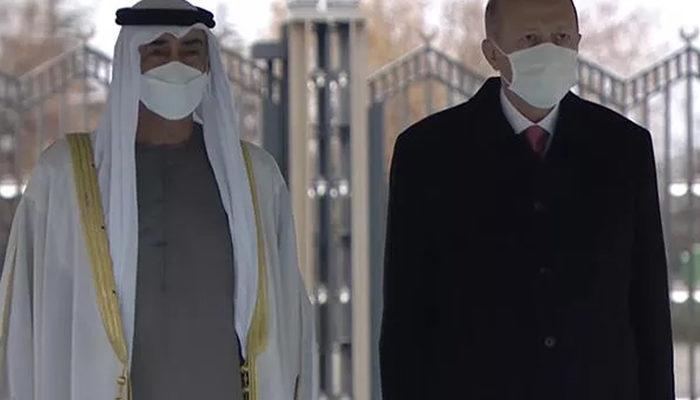 Abu Dabi Veliaht Prensi Şeyh Zayed Al Nahyan ile Cumhurbaşkanı Erdoğan arasında kritik görüşme! Önemli yatırım anlaşmaları imzalandı