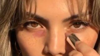 Sosyal medyanın yeni akımı! Havalı görünmek için göz altı torbaları ve morluklarını makyajla yaratıyorlar