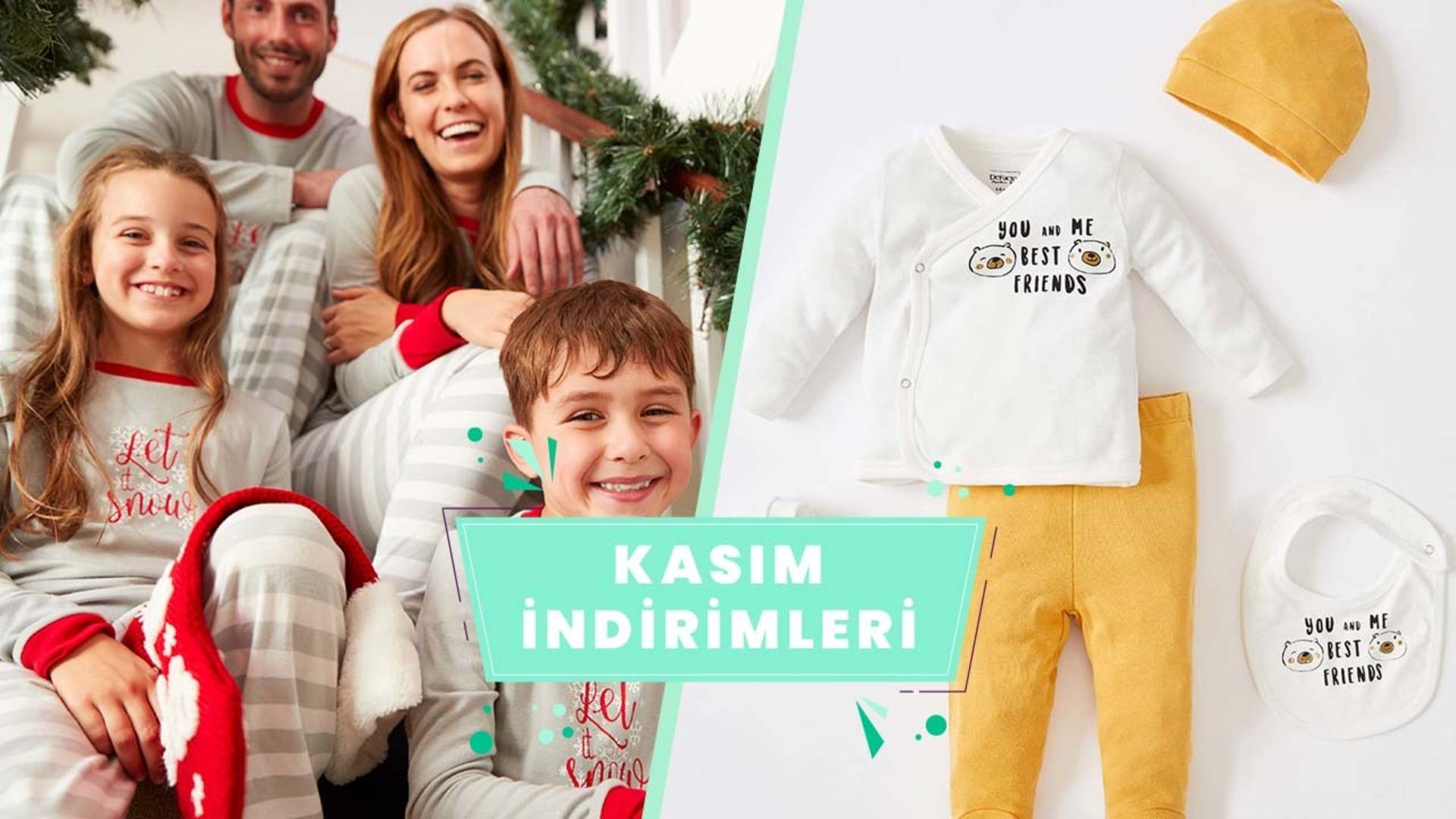 Tüm aile fertlerine uygun, pijamadan ayakkabıya indirimli ürün önerileri