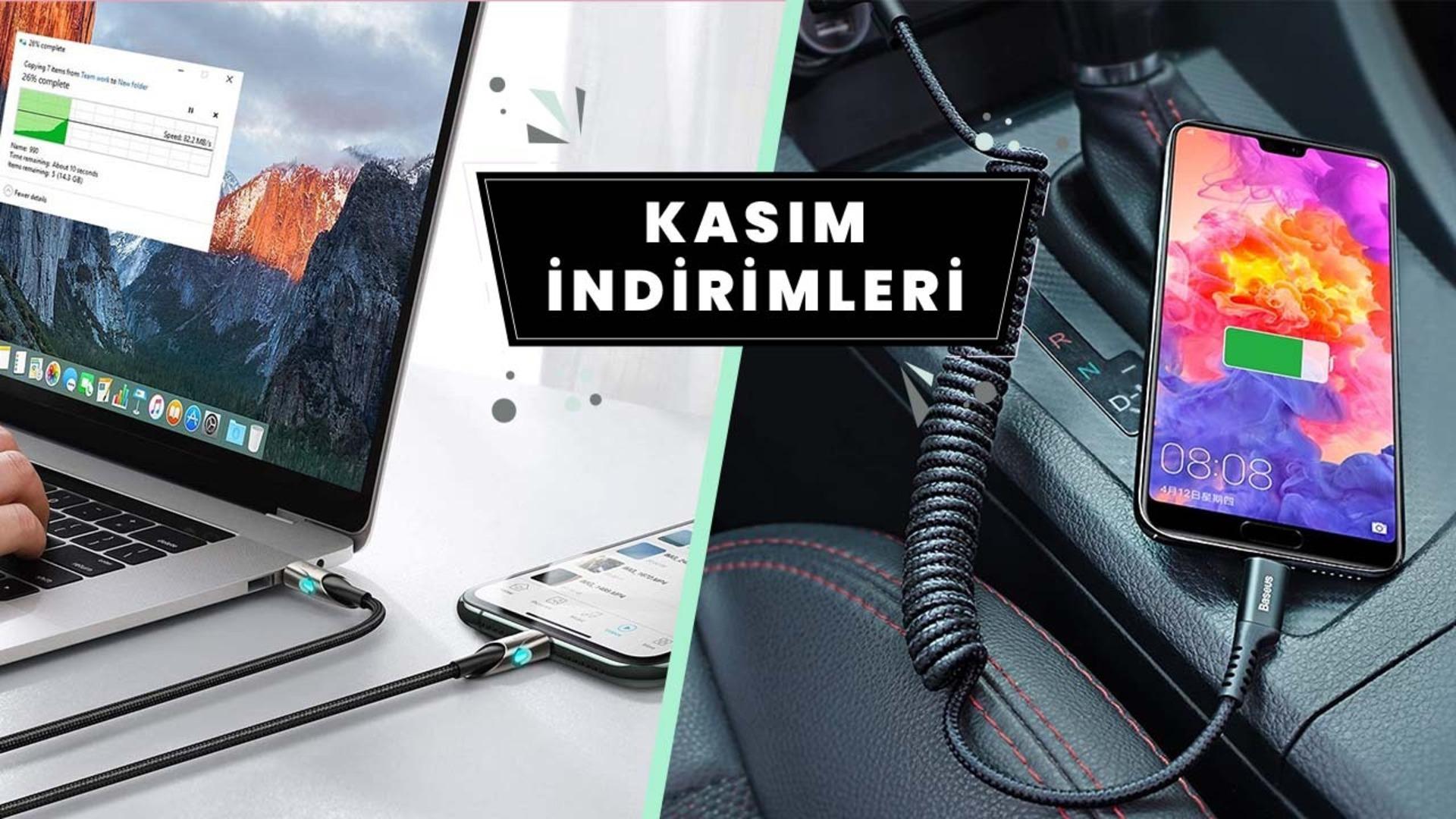 Bağlantı sorunlarına indirimli çözümler sunan şarj kabloları