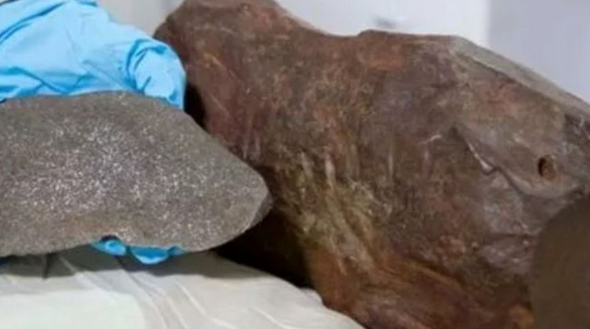 Yıllardır rafında sakladığı taşın paha biçilemez olduğunu öğrendi! Değersiz zannetmişti, göktaşı çıktı