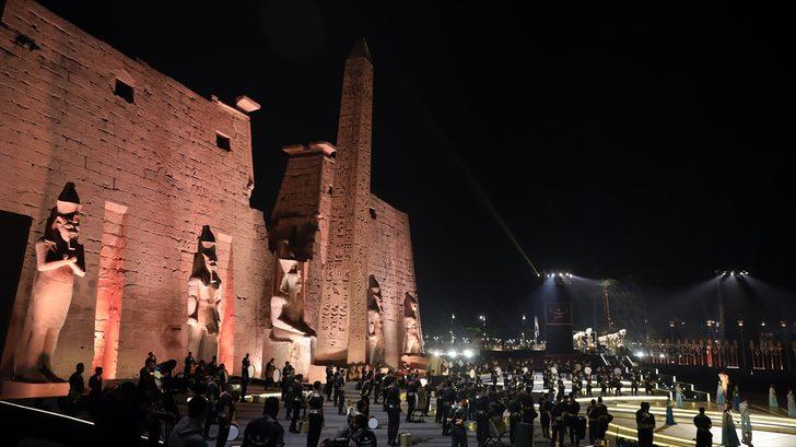 Mısır'da Firavunlar dönemine ait Koç Başlı Sfenks Yolu törenle açıldı G1