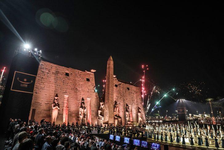 Mısır'da Firavunlar dönemine ait Koç Başlı Sfenks Yolu törenle açıldı G3