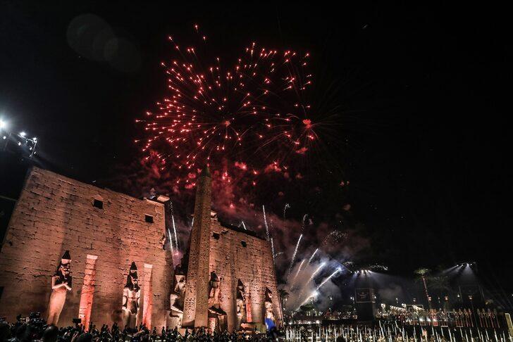 Mısır'da Firavunlar dönemine ait Koç Başlı Sfenks Yolu törenle açıldı G5
