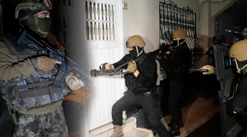 Adana'da terör operasyonu! Çok sayıda kişiye gözaltı
