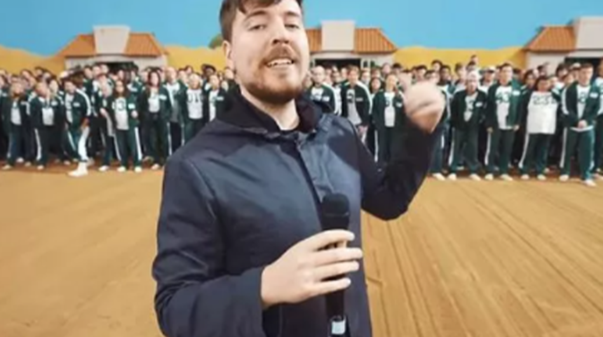 Squid Game’i gerçeğe çevirdi! Mr. Beast isimli YouTuber para dağıttı