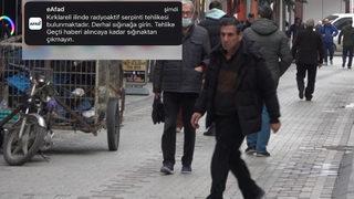 Kırklareli'nde paniğe yol açan mesaj: Derhal sığınağa girin