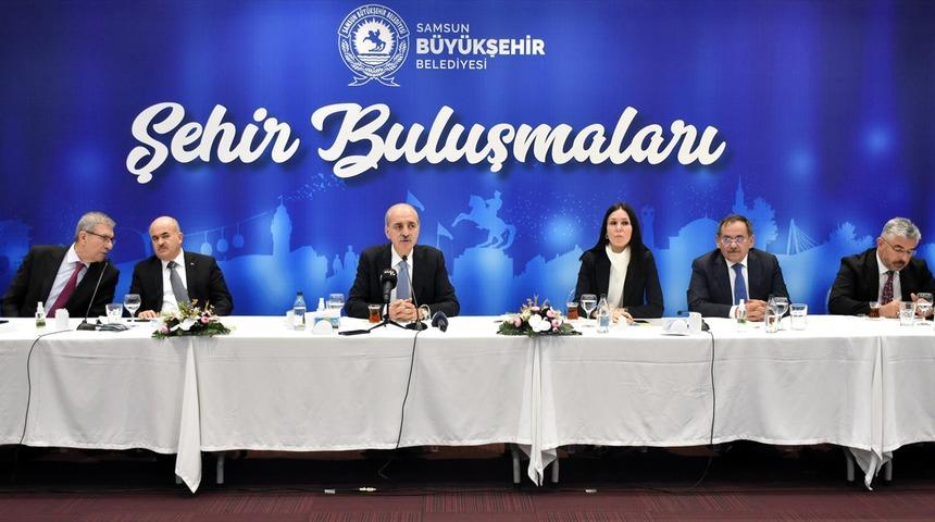 AK Parti Genel Başkanvekili Kurtulmuş, Samsun'da "Şehir Buluşması"nda konuştu: