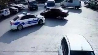 Drift atarken toldan geçen polise suçüstü yakalandı