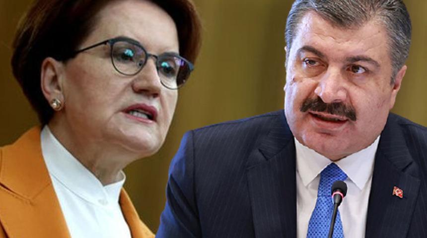 Bakan Koca'dan Meral Akşener'in "Şimdi de siz mi çıktınız?" sözlerine cevap