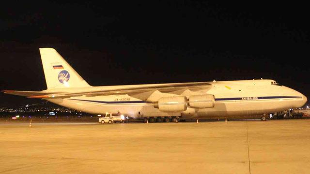 Avrupa’nın en büyüğü! Dev kargo uçağıyla Erzurum’a getirildi