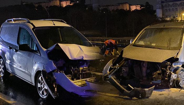 İstanbul'da zincirleme trafik kazası! 2 yaralı