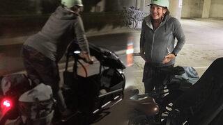 Milletvekili, doğuma bisiklet sürerek yetişti