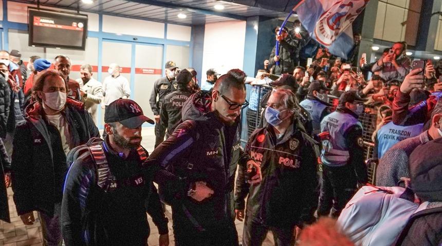 Trabzonspor'a coşkulu karşılama