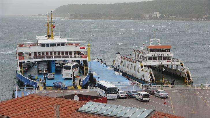 Çanakkale Boğazı'nda fırtına etkili oluyor G1