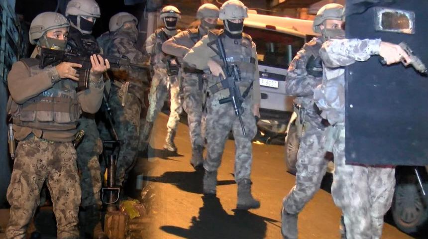 Mahalle giriş çıkışları durduruldu! Özel harekât polisleri devrede