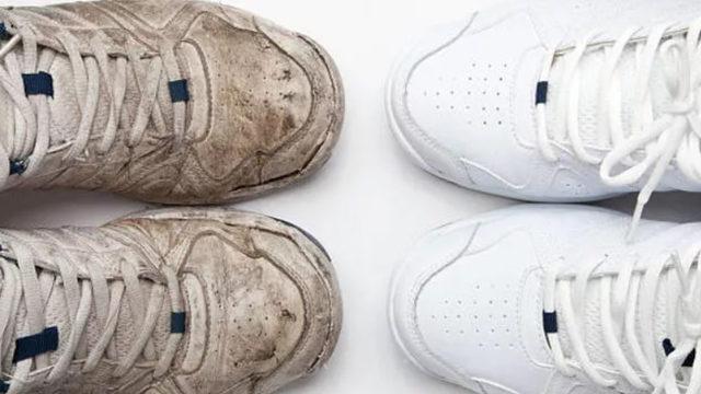 Kısa sürede kirlenip rengini kaybeden beyaz ayakkabıları etkili bir şekilde temizleme tüyoları