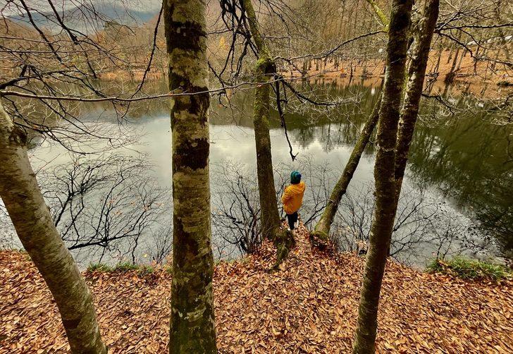 Yedigöller'de hazan mevsiminin son günleri yaşanıyor G3