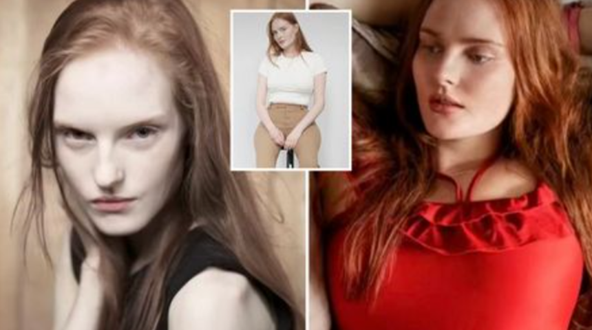 Büyük beden model olmak için kilo almaya başladı! Değişimi herkesi şaşırttı