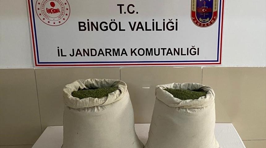 Bingöl'de 29 kilogram esrar ele geçirildi