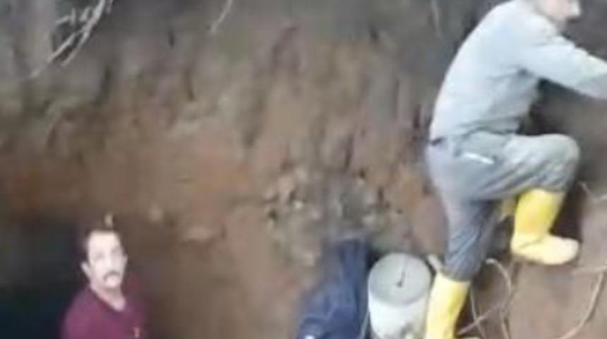 Brandayla örtmüşler! Kazdıkları çukurda yakalanıp, şaşkınlıktan ne yapacaklarını şaşırdılar