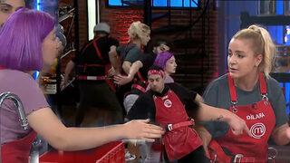 MasterChef Türkiye'de dokunulmazlık oyununda Dilara ile Safanur birbirine girdi! Elini sürme, beni delirtme