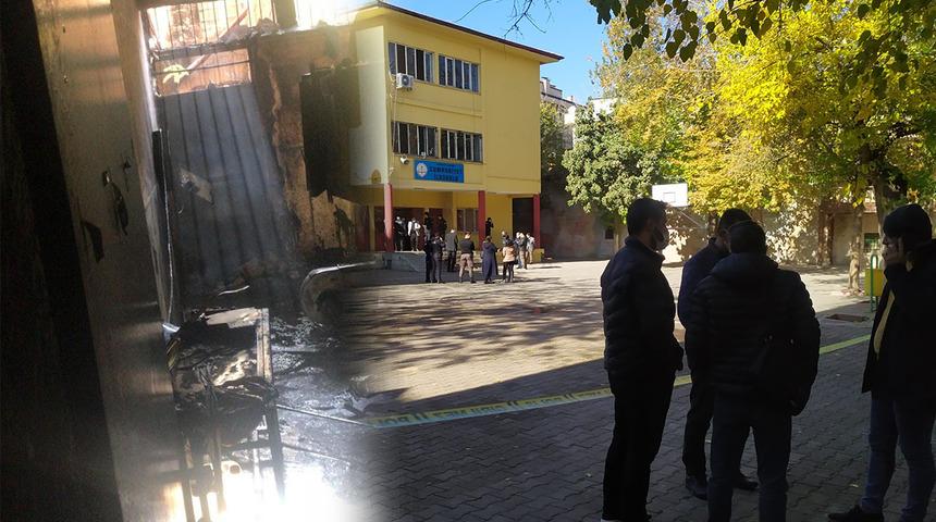 İlkokulda yangın paniği! Müdür yardımcısı pencereden atladı, öğretmenler gözyaşlarına boğuldu