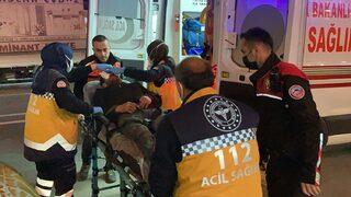 Şaşkına çeviren olay! Cam kapıyı fark etmeyince hastanelik oldu