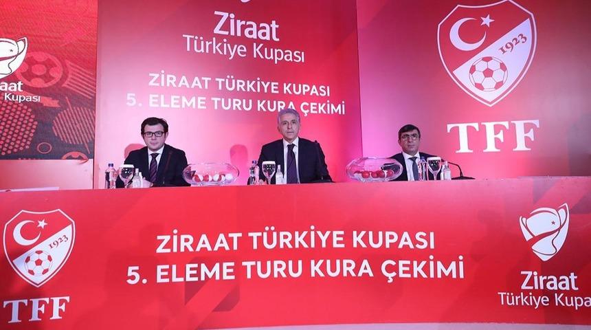 İşte Ziraat Türkiye Kupası'nda 5 tur eşleşmeleri
