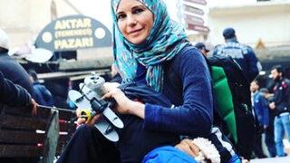 Başörtüsünü çıkaran Burcu Çetinkaya son haliyle dikkat çekti