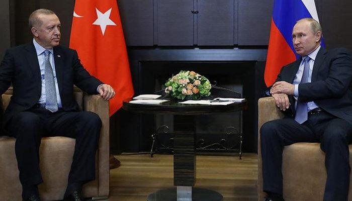 Son Dakika: Cumhurbaşkanı Erdoğan, Putin'le görüştü
