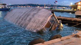 Lodos, balık ekmek teknesini batırdı