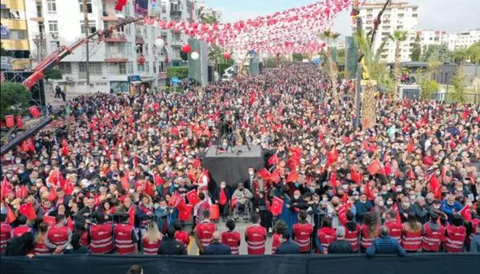CHP'nin Mersin'deki mitingine kaç kişi katıldı? Valilik açıkladı