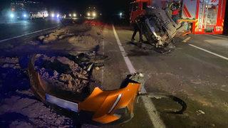 Feci kaza! Metrelerce takla attı: 1 ölü, 3 ağır yaralı