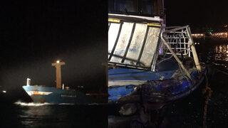 Anadolukavağı'nda kargo gemisi ile gezi teknesi çarpıştı: 2 yaralı