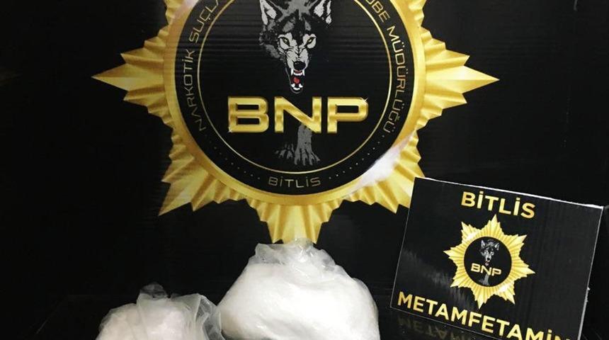 Bitlis'te durdurulan araçta sentetik uyuşturucu bulundu