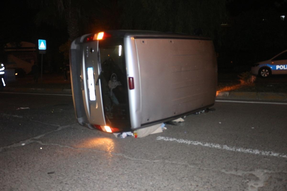 Adana'daki trafik kazasında bir &ccedil;ocuk yaralandı