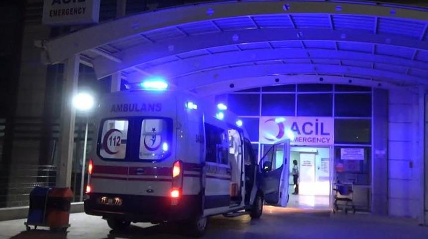 Amcasının oğlunu tabanca ile vurdu, evini ateşe verdi