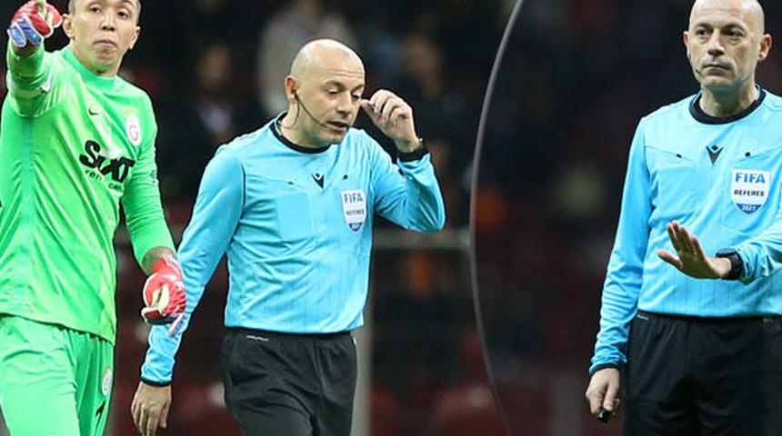 Cüneyt Çakır'ın Galatasaray maçındaki konuşması ortaya çıktı!