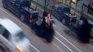 Egzoz dumanından görünmez oldular! Kayıtlara bakan şaşıp kaldı