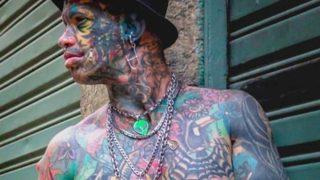 Tüm vücudunu dövmeyle kaplatan sosyal medya kullanıcısı eski halini paylaştı! Takipçilerinden tepki çekti