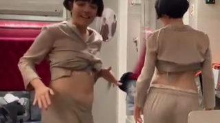 Gonca Vuslateri'nin göbek şovu olay oldu