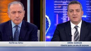 TBB'nin yeni Başkanı Erinç Sağkan'dan dikkat çeken Feyzioğlu yorumu