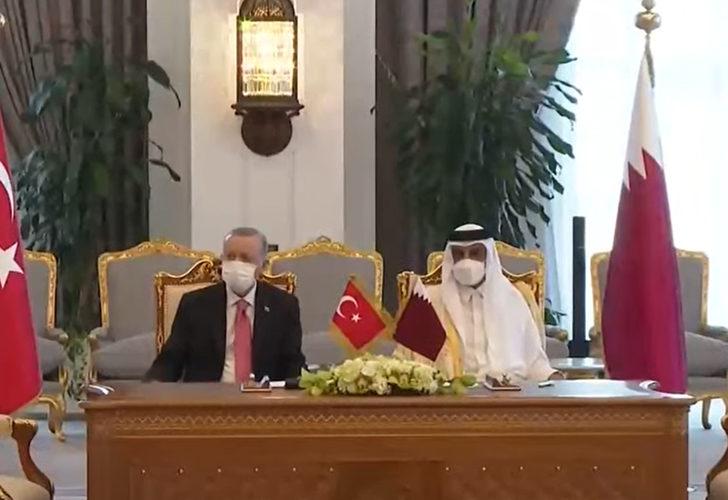 Türkiye ile Katar arasında dev anlaşmalar! Cumhurbaşkanı Erdoğan imzaladı